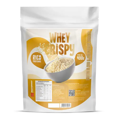 Whey Crispy 400g teste - Masterway Suplementos