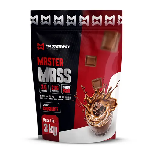 Master Mass Hipercalórico 3Kg - Masterway Suplementos