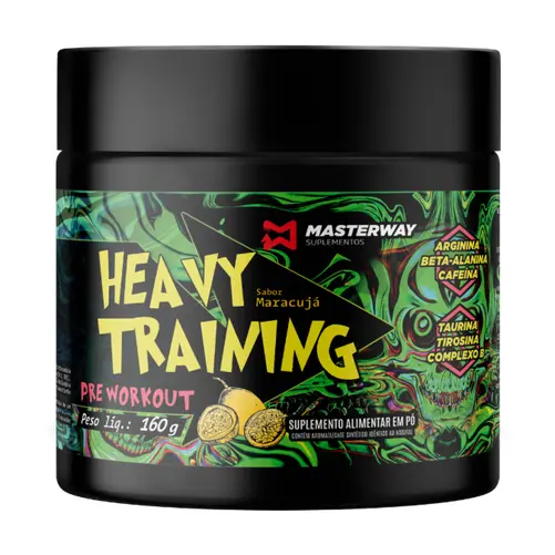 Pré-treino Heavy Training 160g - Masterway Suplementos