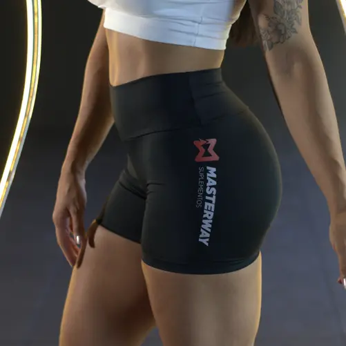 Short Feminino Preto - Masterway Suplementos