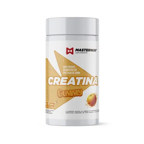 Creatina em Goma (60 gomas) - Masterway Suplementos